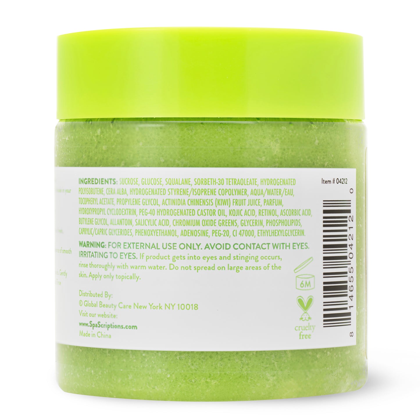 Spascriptions: Kiwi + Kojic Acid Exfoliating Facial Polish