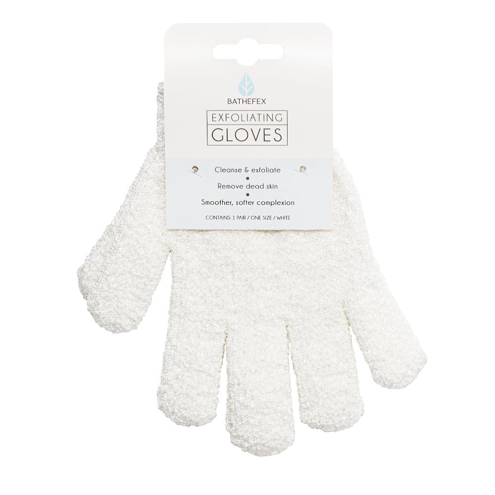 Bathefex - Exfoliating Body Glove (White)