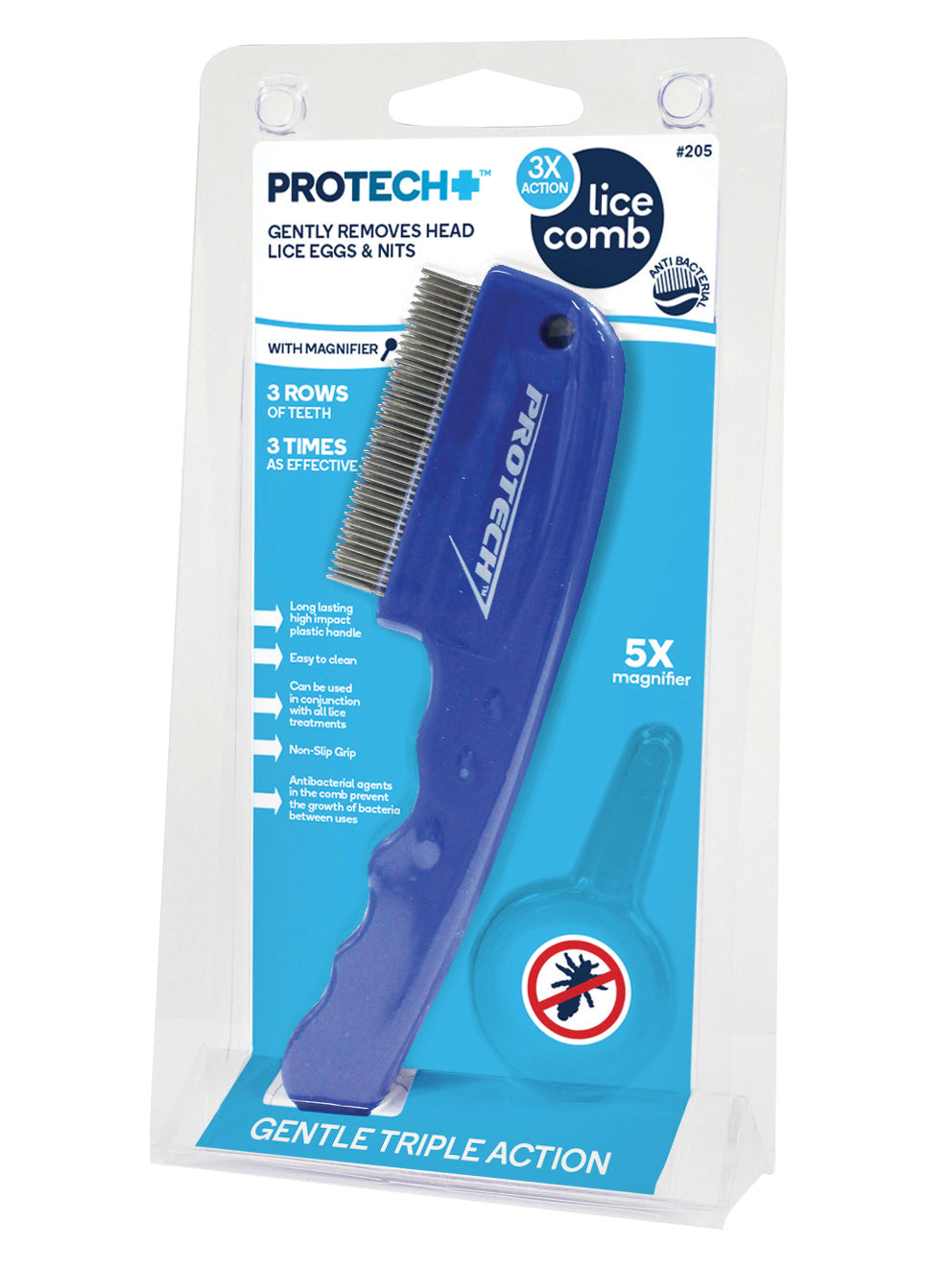 Protech - Anti-bacterial Lice Comb