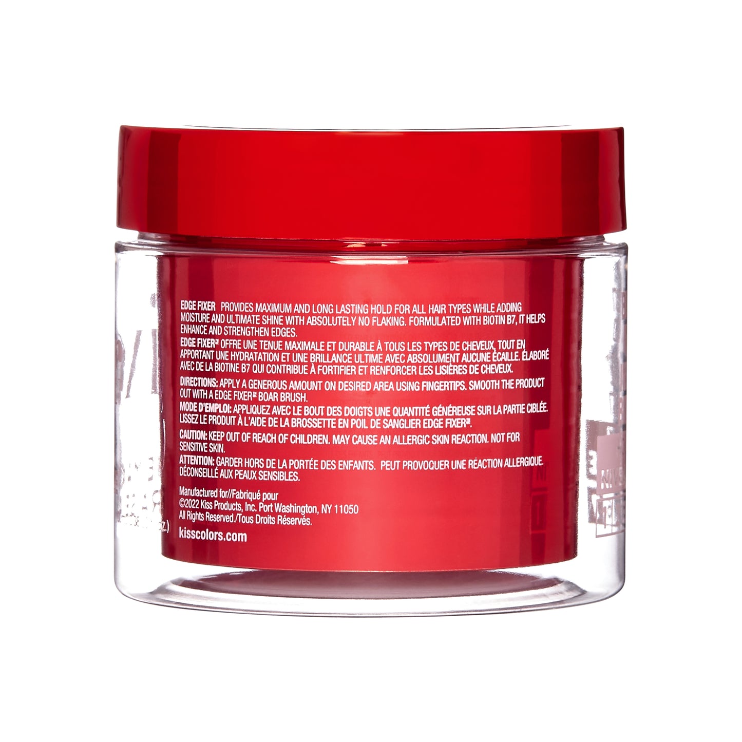 KISS Colors & Care - Edge Fixer Gel: Strawberry Acai