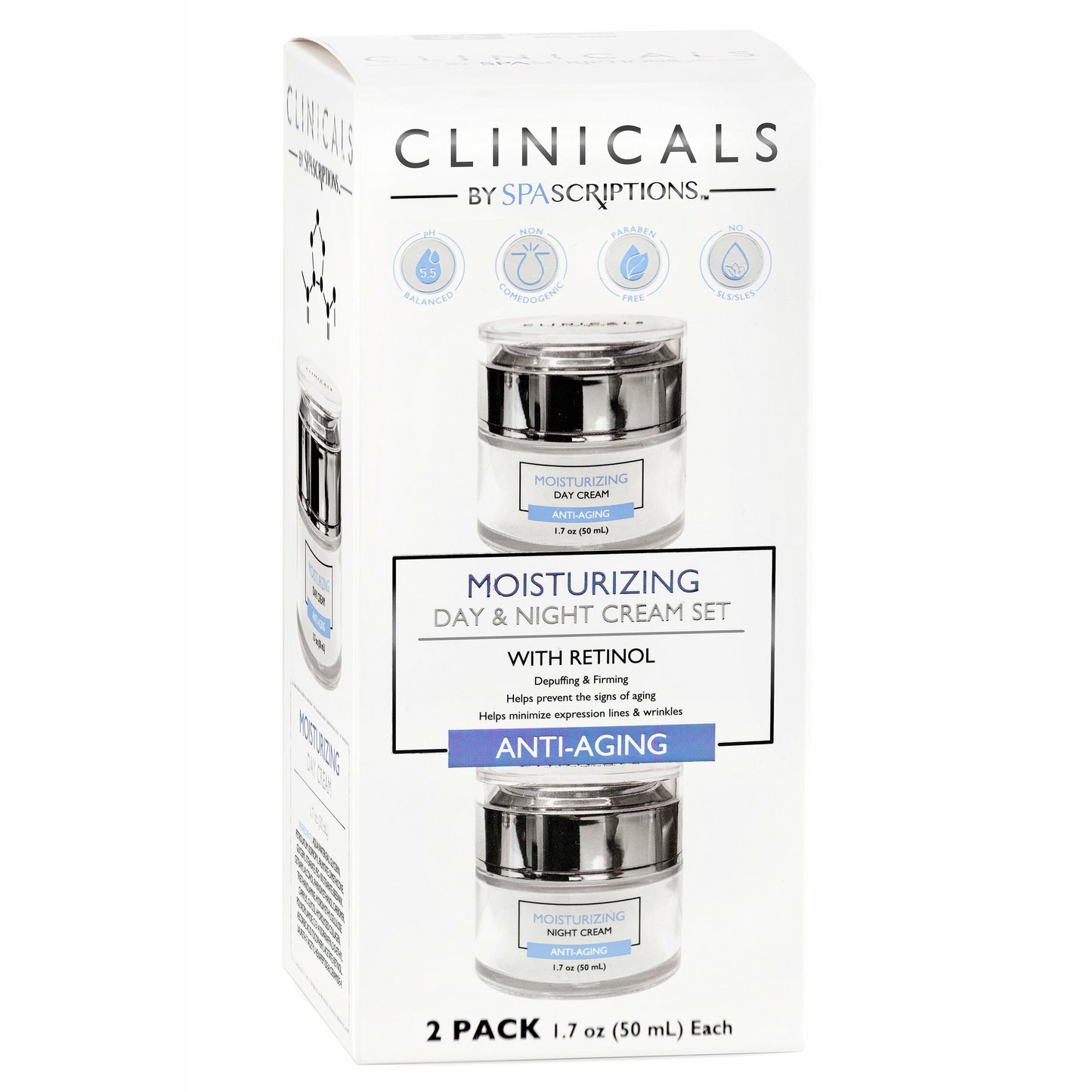 Spascriptions: Clinicals Moisturising Day & Night Cream Set