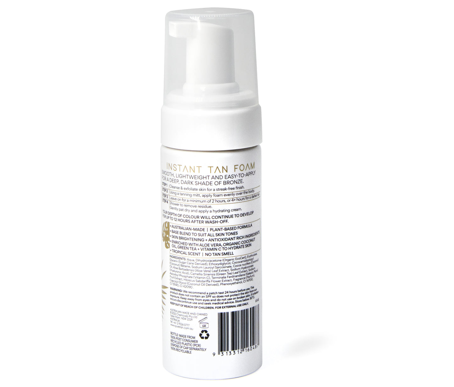 pureTAN: XPRESS Tan Foam Dark 150ml