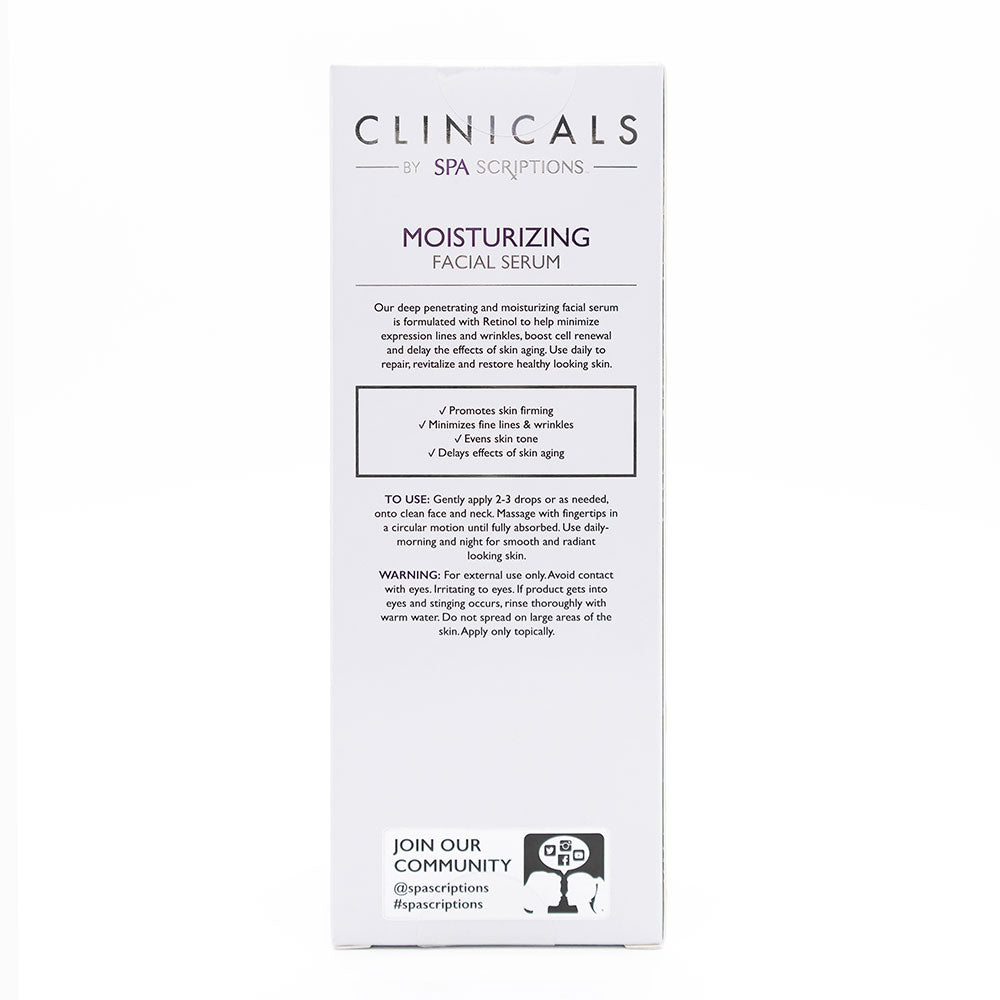 Spascriptions: Clinicals Moisturising Facial Serum with Retinol