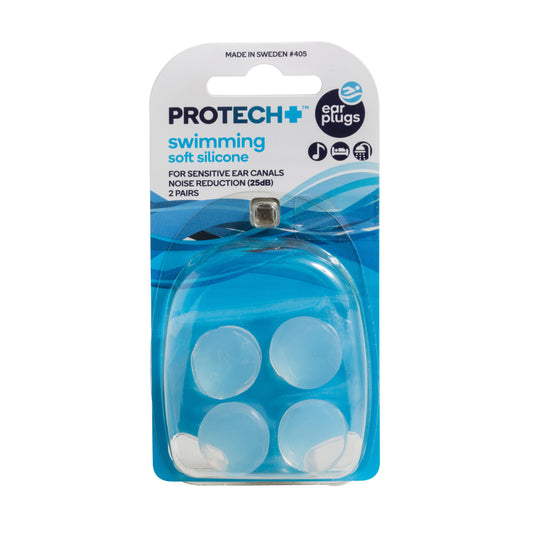 Protech - Swimming Soft Silicone Earplugs (2pk)