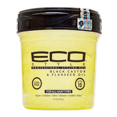 Eco Style Professional Styling Gel: Black Castor & Flaxseed Oil