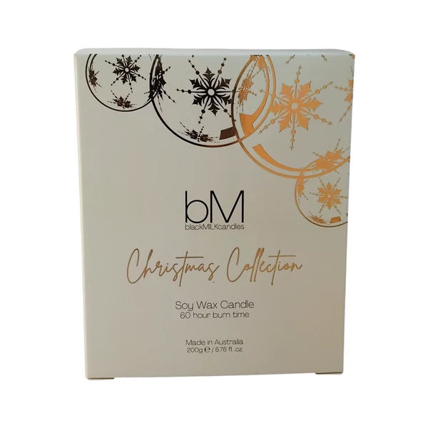 Christmas Bauble Candle - Silver: Christmas Day