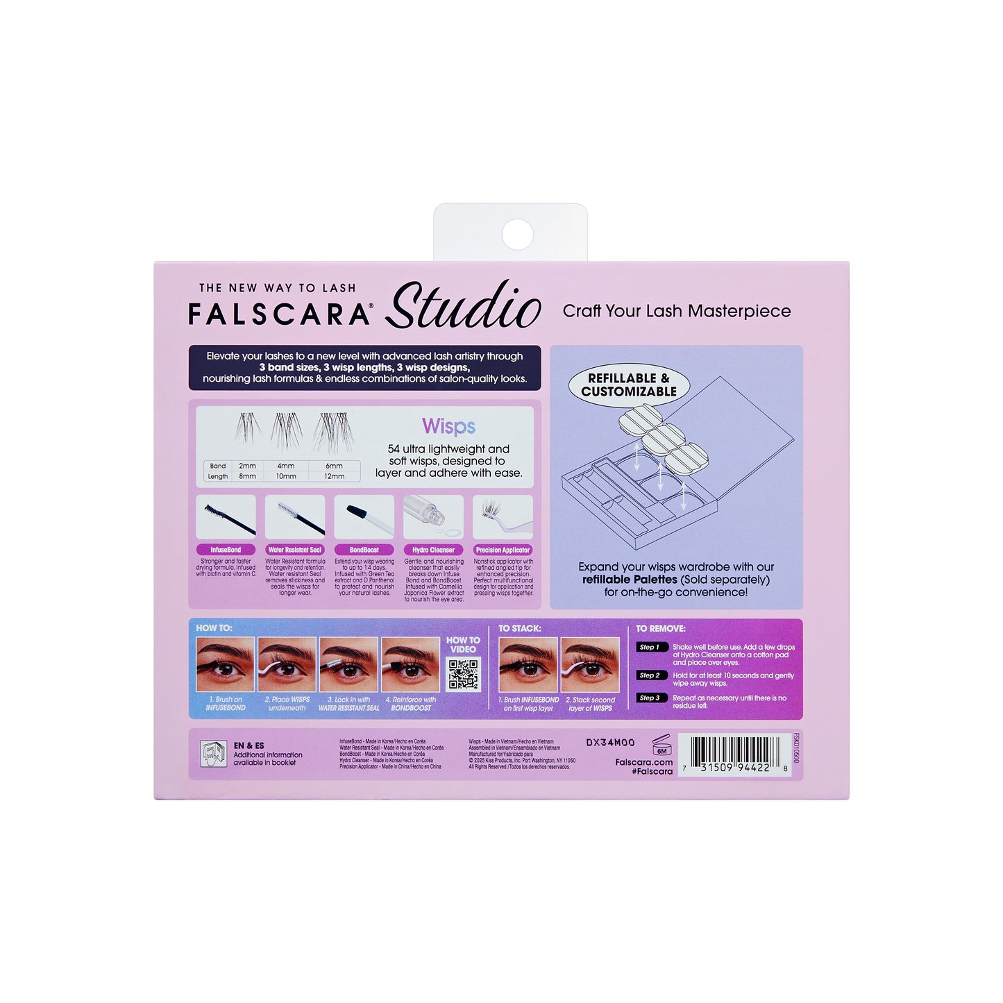 KISS - Falscara Studio Artist Kit: Delicate Collection