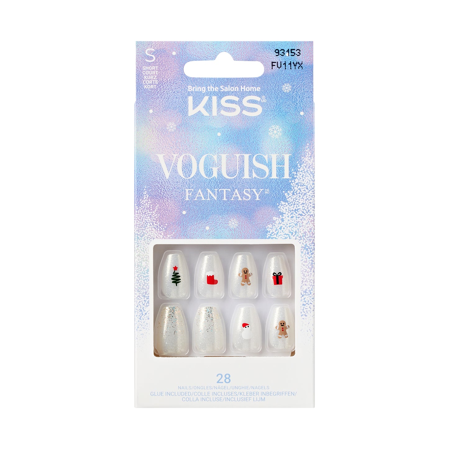 KISS Voguish Fantasy Christmas Nails - Fancy Elves