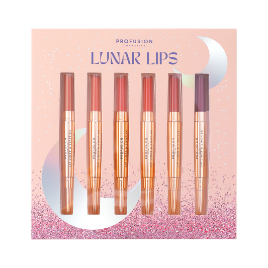 Profusion Cosmetics - Lunar Lips 6pc Lipstick & Liner Set