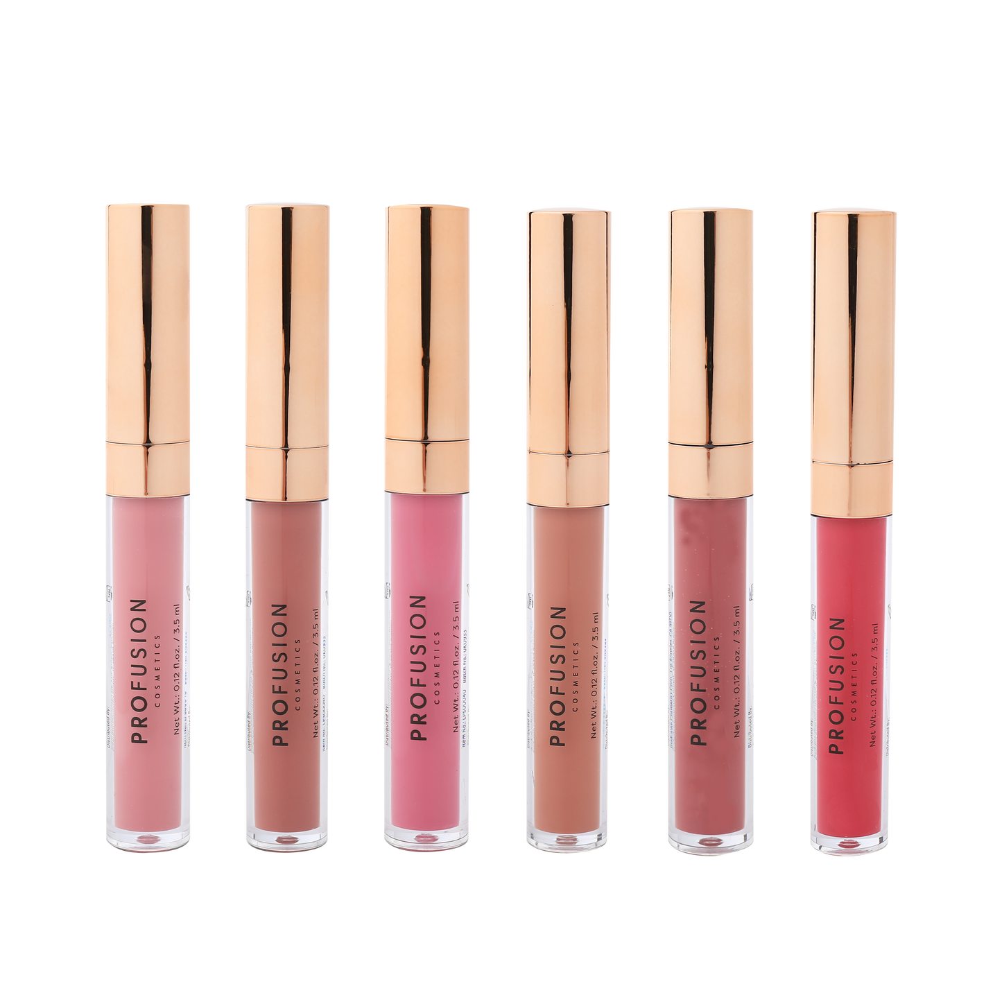 Profusion Cosmetics - Glossy Pout 6pc Lip Gloss Set