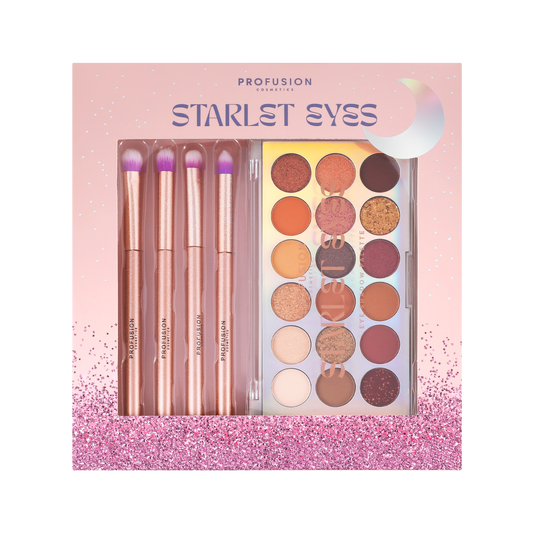 Profusion Cosmetics - Starlet Eyes 5pc Palette & Brush Set