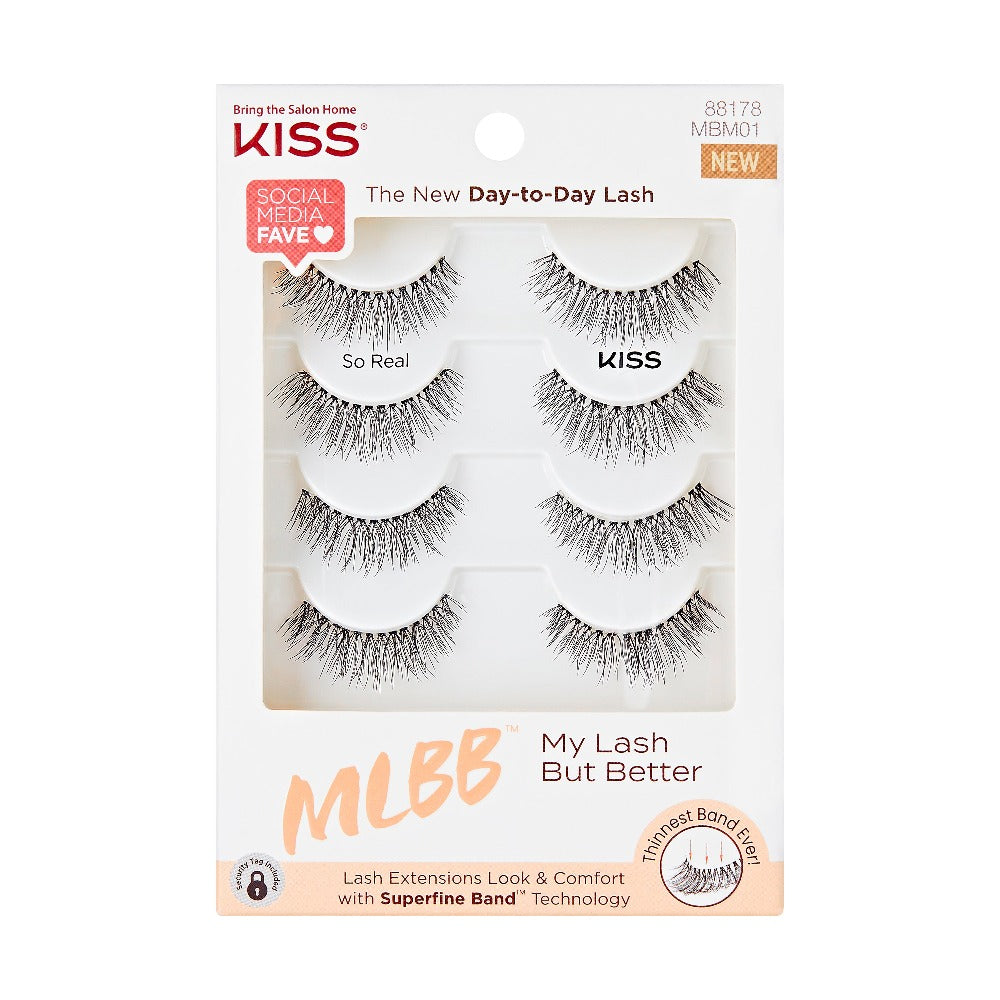 KISS-MLBB Lashes Multi Pack: So Real