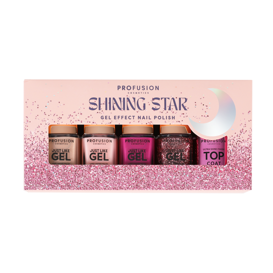 Profusion Cosmetics - Shining Star Gel Effect Nail Polish Set