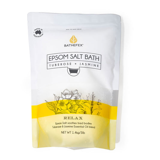 Bathefex - Epsom Salt Bath: Tuberose + Jasmine (1.4kg)