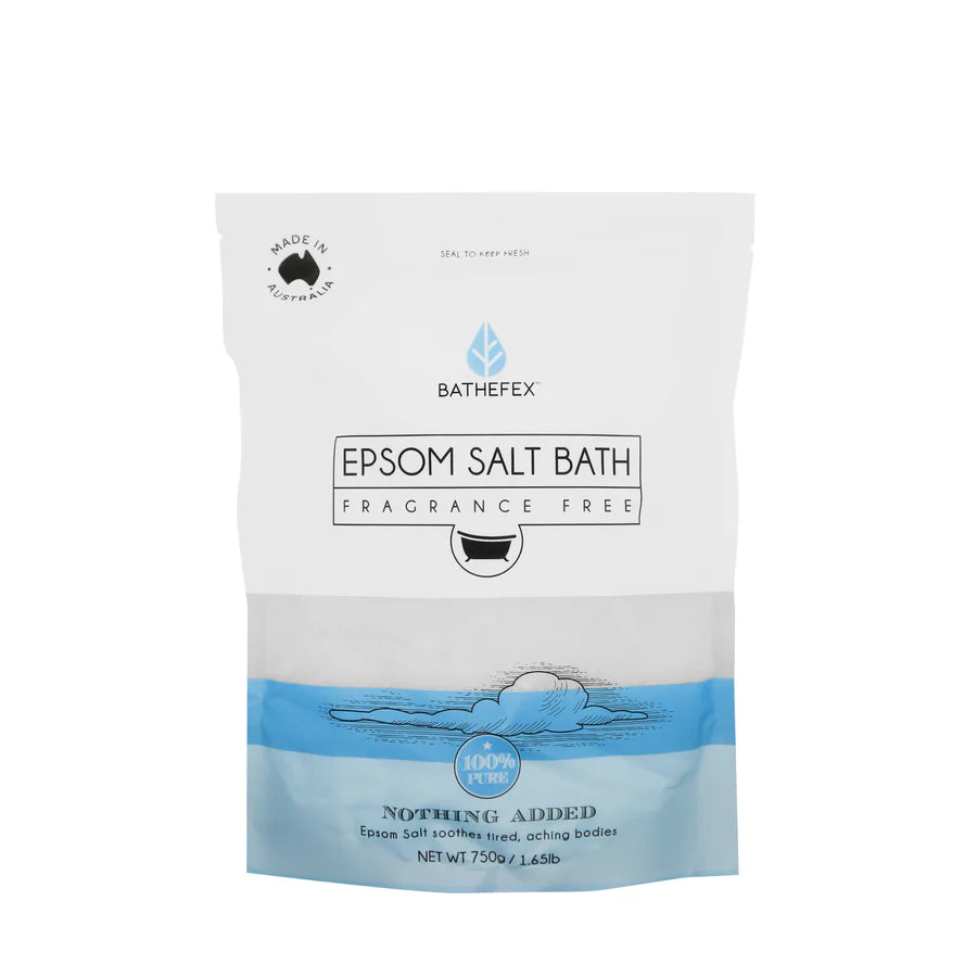 Bathefex - Epsom Salt Foot Bath Fragrance Free (750g)