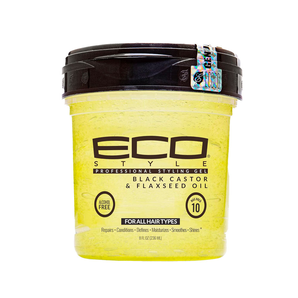 Eco Style Professional Styling Gel: Black Castor & Flaxseed Oil