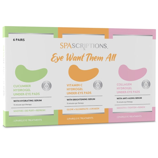 Spascriptions: Eye Want Them All Hydrogel Under-Eye Pads - 6 Pack