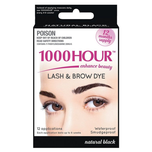 1000 Hour Lash & Brow Dye - Black