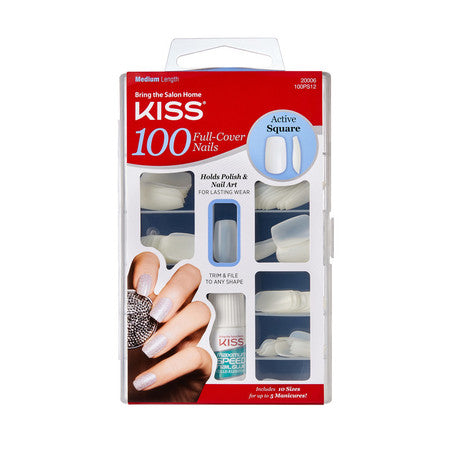 KISS - 100 Nails Active Square