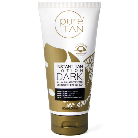 pureTAN: Instant Tan Lotion Dark 180ml