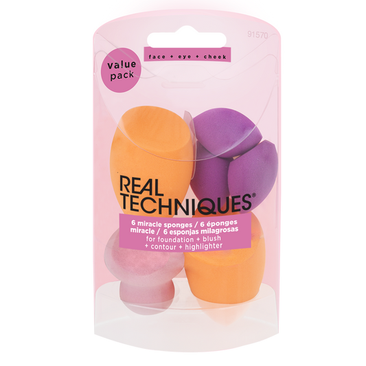 Real Techniques - 6 Sponge Pack