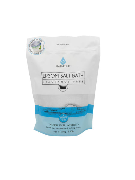 Bathefex - Epsom Salt Bath: Fragrance Free (1.4kg)