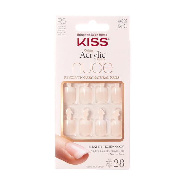 KISS Acrylic Nude French Nails - Breathtaking