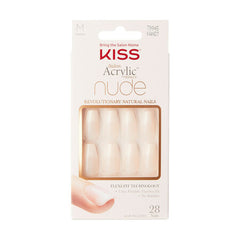 KISS Acrylic Nude French Nails - Leilani