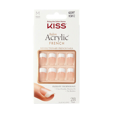 KISS Salon Acrylic French - Rumour Mill (Medium)