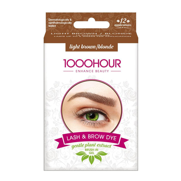 1000 Hour Brow Dye (Gentle Plant Extract) - Light Brown/Blonde