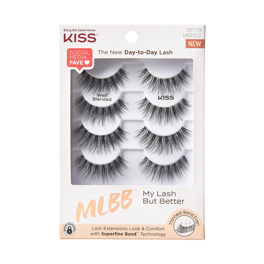 KISS-MLBB Lashes Multi Pack: Well Blended