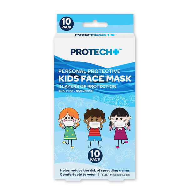 Protech - Kids Disposable Face Masks (10 pack)