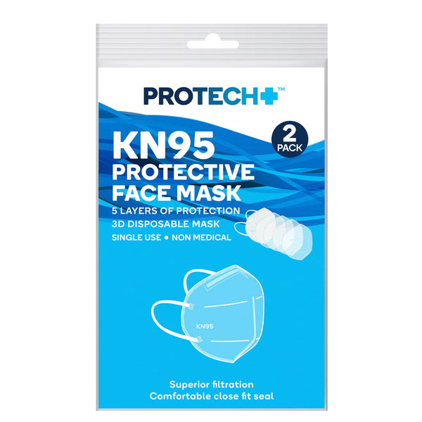 Protech - KN95 White Mask (2 pack)